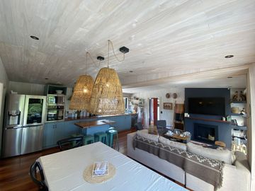 Linda casa en refugio cordillerano