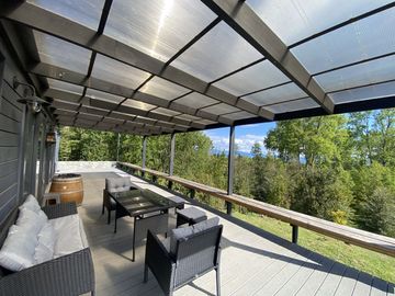 Linda casa en refugio cordillerano
