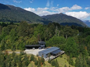 Linda casa en refugio cordillerano