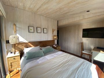 Linda casa en refugio cordillerano
