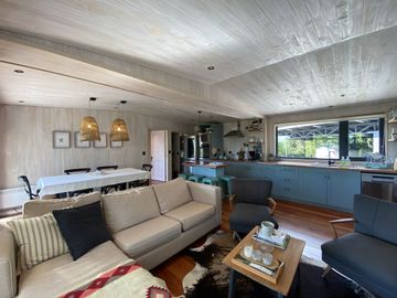 Linda casa en refugio cordillerano