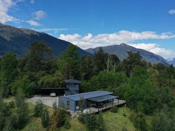 Linda casa en refugio cordillerano