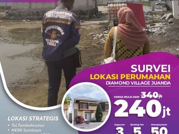 HARGA HEMAT, Call 08213993----, Rumah Di Jual Sidoarjo Murah, Diamond Village Juanda 3