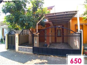 Rumah Murah Luas 82 di Akordion Sukarno Hatta kota Malang
