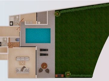 VENTA DE CASA CON ALBERCA EN CERRADAS DEL PEDREGAL