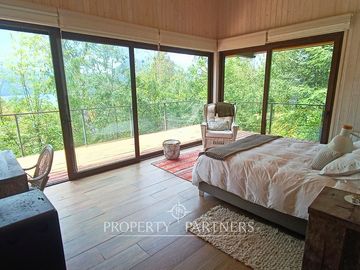 Espectacular casa en el lago Calafquen