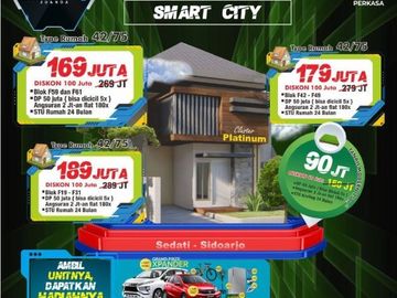 Rumah Murah Kawasan Sidoarjo - PROMO BOMBASTIS! Diamond City Juanda Rumah Konsep Bangunan Modern