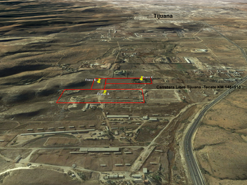 VENTA TERRENOS EN VALLE DE LAS PALMAS -  TIJUANA-TECATE