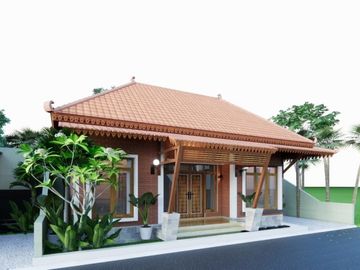 Rumah Cantik Model Etnik Jawa Modern Siap KPR Syarat Mudah