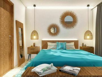 Departamento con areas comunes rodeadas de naturaleza, cerca de la playa  Tulum