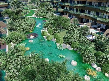 Departamento con areas comunes rodeadas de naturaleza, cerca de la playa  Tulum