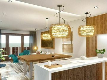 Departamento con areas comunes rodeadas de naturaleza, cerca de la playa  Tulum