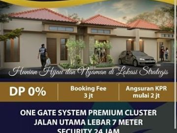Rumah cluster murah angsuran ringan 3 jutaan dekat stasiun citayam depok bogor