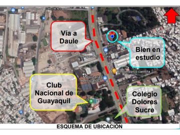 KM. 6.5 VIA A DAULE SE VENDE COMPLEJO COMERCIAL - INDUSTRIAL