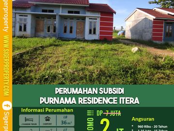 Rumah subsidi angsuran Free di Natar