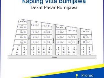 Tanah Dijual Dekat Pasar Bumijawa: SHM Darat