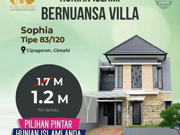 READY STOCK SISA 1 UNIT LAGI Rumah Villa Sejuk Asri di Kawasan Bandung Utara.