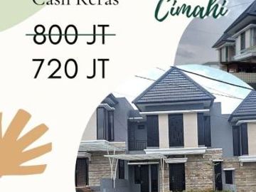 READY STOCK SISA 1 UNIT LAGI Rumah Villa Sejuk Asri di Kawasan Bandung Utara.