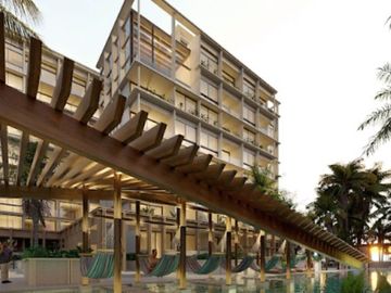 Condominio cerca del mar con terraza, asador y barra de entretenimiento