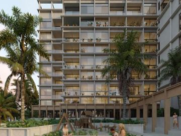 Condominio cerca del mar con terraza, asador y barra de entretenimiento