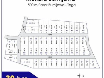 30 Jt-an Tanah Dijual Bumijawa, Tegal: Sertipikat SHM Darat