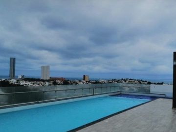PENTHOUSE AMUEBLADO EN TORRE TIBURON VISTA AL MAR EN VENTA