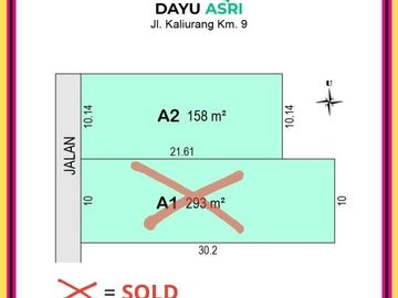 TANAH DIJUAL JL. KALIURANG KM 8: COCOK BANGUN KOST