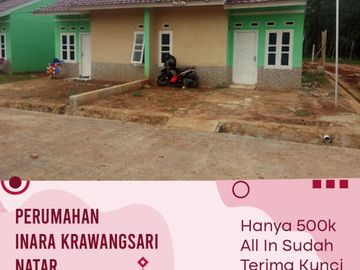 Rumah subsidi angsuran Free di Natar