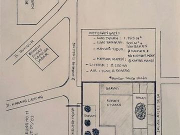 Rumah Mewah Berikut Rumah Kost Sayap Sukajadi