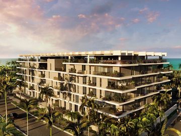 Penthouse con vista al mar, jardín y terraza privados, cuenta con 4 recamaras