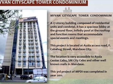 Ready for Occupancy Condo for Sale near Mabolo Cebu City . Move-in for as low as 60K