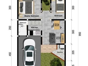 Rumah Siap Huni 400 jutaan dekat tol pasteur