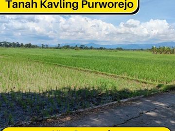 TANAH KAVLING PURWOREJO, 500 RB PERMETER, VIEW PERSAWAHAN