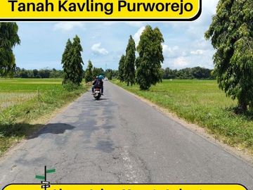 TANAH KAVLING PURWOREJO, 500 RB PERMETER, VIEW PERSAWAHAN
