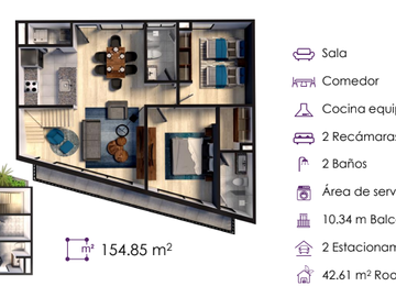 DEPARTAMENTOS EN VENTA EN LA COLONIA NARVARTE