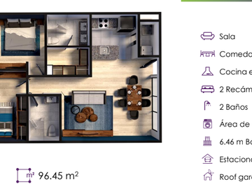 DEPARTAMENTOS EN VENTA EN LA COLONIA NARVARTE