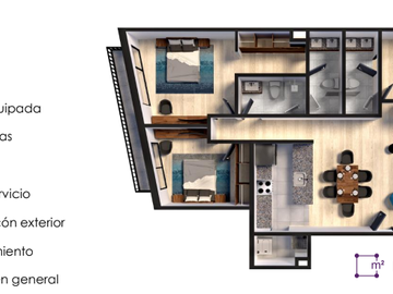 DEPARTAMENTOS EN VENTA EN LA COLONIA NARVARTE