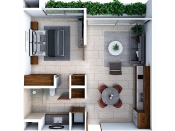 Departamento en Altabrisa, Mod A
