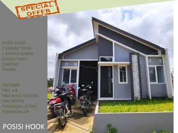 Posisi Hook Rumah Free Semua Biaya 2KT Tipe 25/107