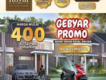 Rumah Baru 400 Jt an Royal Orchid Sidoarjo