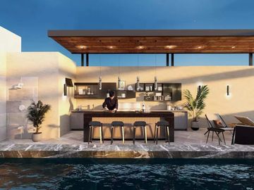 Condo con Gimnasio, Alberca, salon en terraza, Cabo San Lucas.