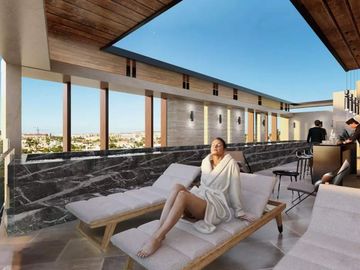 Condo con Gimnasio, Alberca, salon en terraza, Cabo San Lucas.