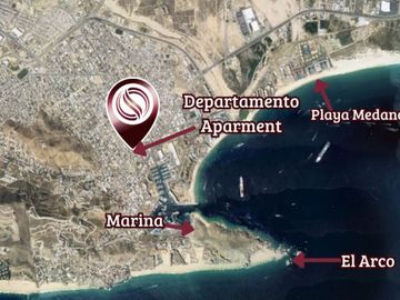 Condo con Gimnasio, Alberca, salon en terraza, Cabo San Lucas.