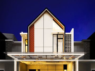 Luxurious Modern Tropical House di Karyawangi Bandung Utara