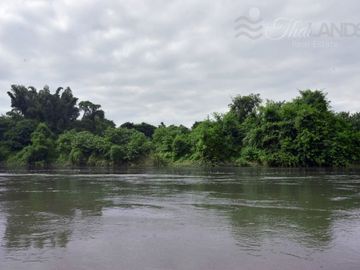 LOVELY SAI YOK PROPERTY WITH 75 METERS OF RIVERFRONT AND INCREDIBLE MOUNTAIN VIEWS!!!