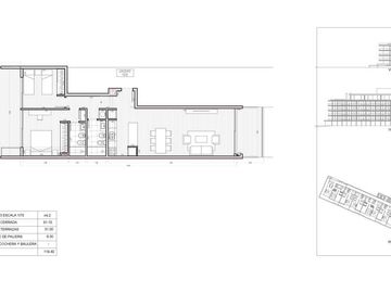 Apartamento 3 dormitorios con amplia terraza en Playa Mansa Parada 39