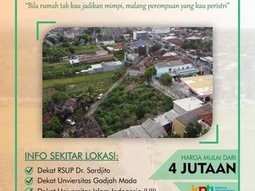 Kavling Premium Jogja Sisa 2 Unit di Jalan Kaliurang Km. 8