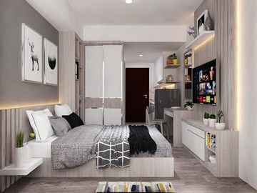 Disewakan Apartement Sky House BSD City Tangerang Studio Lantai 22 Fully Furnished Siap Huni