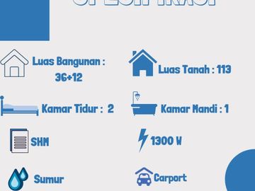 Jual Cepat Rumah Siap Huni Hook CASH Hanya 735JT di Sariwangi Sarijadi