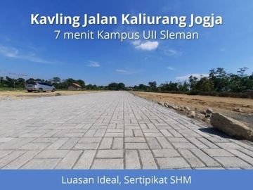 7 Menit Kampus UII Jogja, Tanah Kavling Jl Kaliurang Sleman